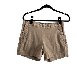 Banana Republic Factory Women 4 Preppy Nautical 4 Inch Inseam Pique Sailor Short